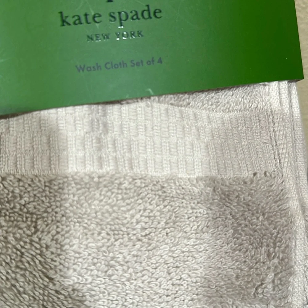 NWT Kate Spade 4 pack washcloths